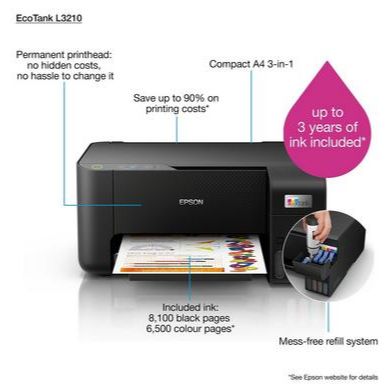 Epson EcoTank L3210 Multifunction InkTank Printer