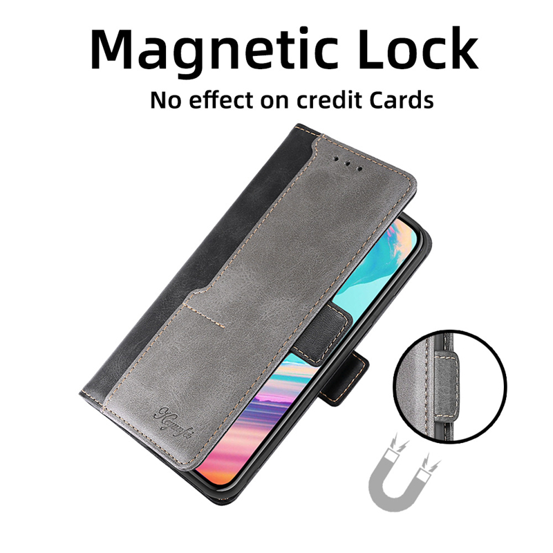 For TCL 30 SE / TCL 306 / TCL 305 Case Flip Leather Magnetic Case Wallet Protective Phone Cover. 