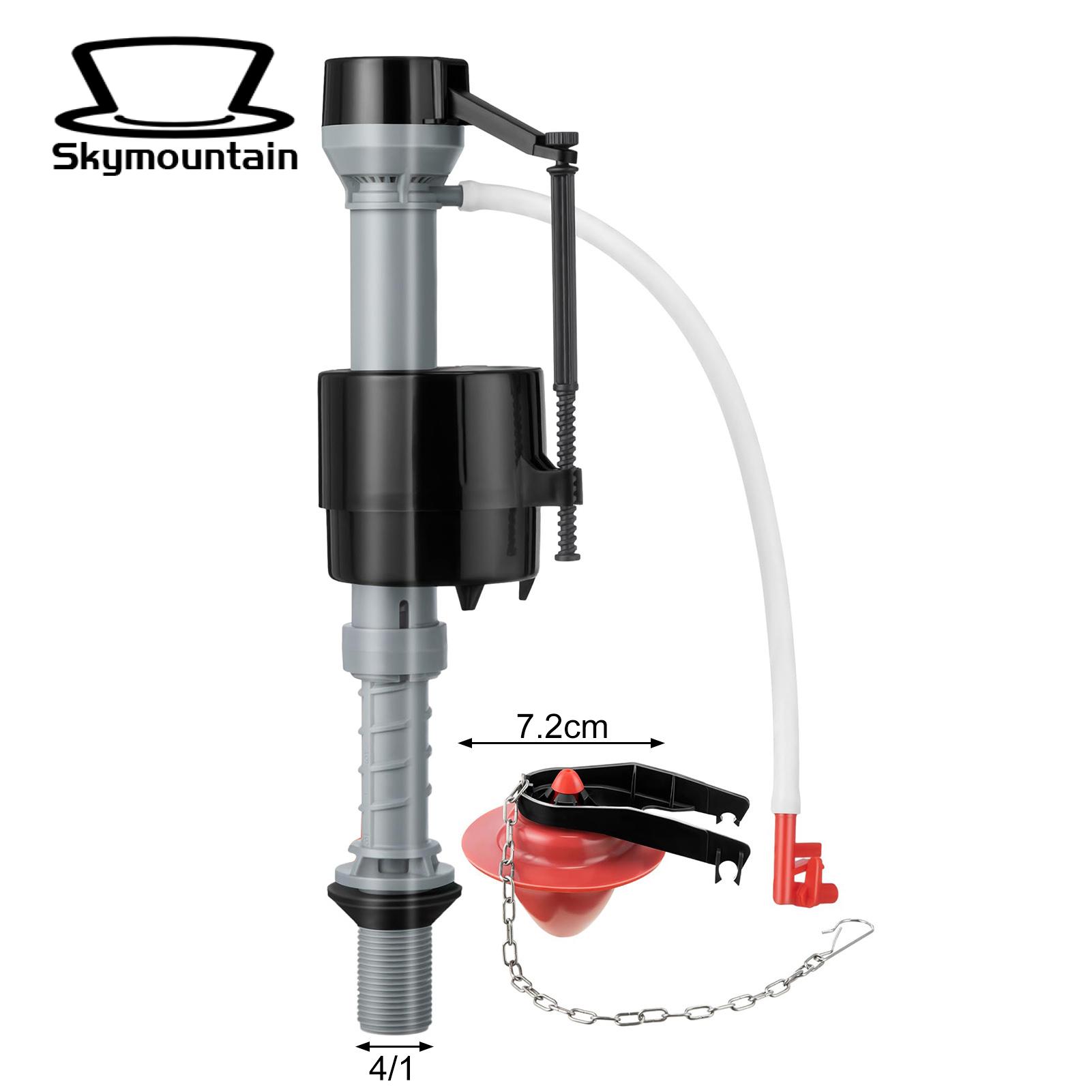 High-quality Replacement Flapper with Stainless Steel Chain Easy Install Toilet Fill Valve Flapper Replacement Kit Leak-free Adjustable Flush Volume Southeast Asian Buyers' Choice Toilet Water. 
