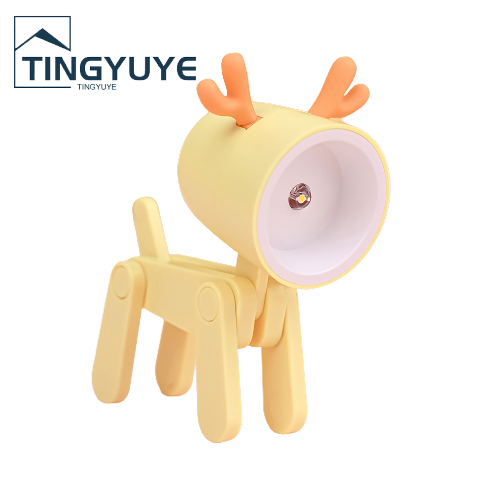 LED Lamp Creative Shape Glare Free Multi-angle Adjustable One-key Start Flexible Legs Decorative PVC Flicker Free Foldable Reading Lamp LED Light Decor for Home. 