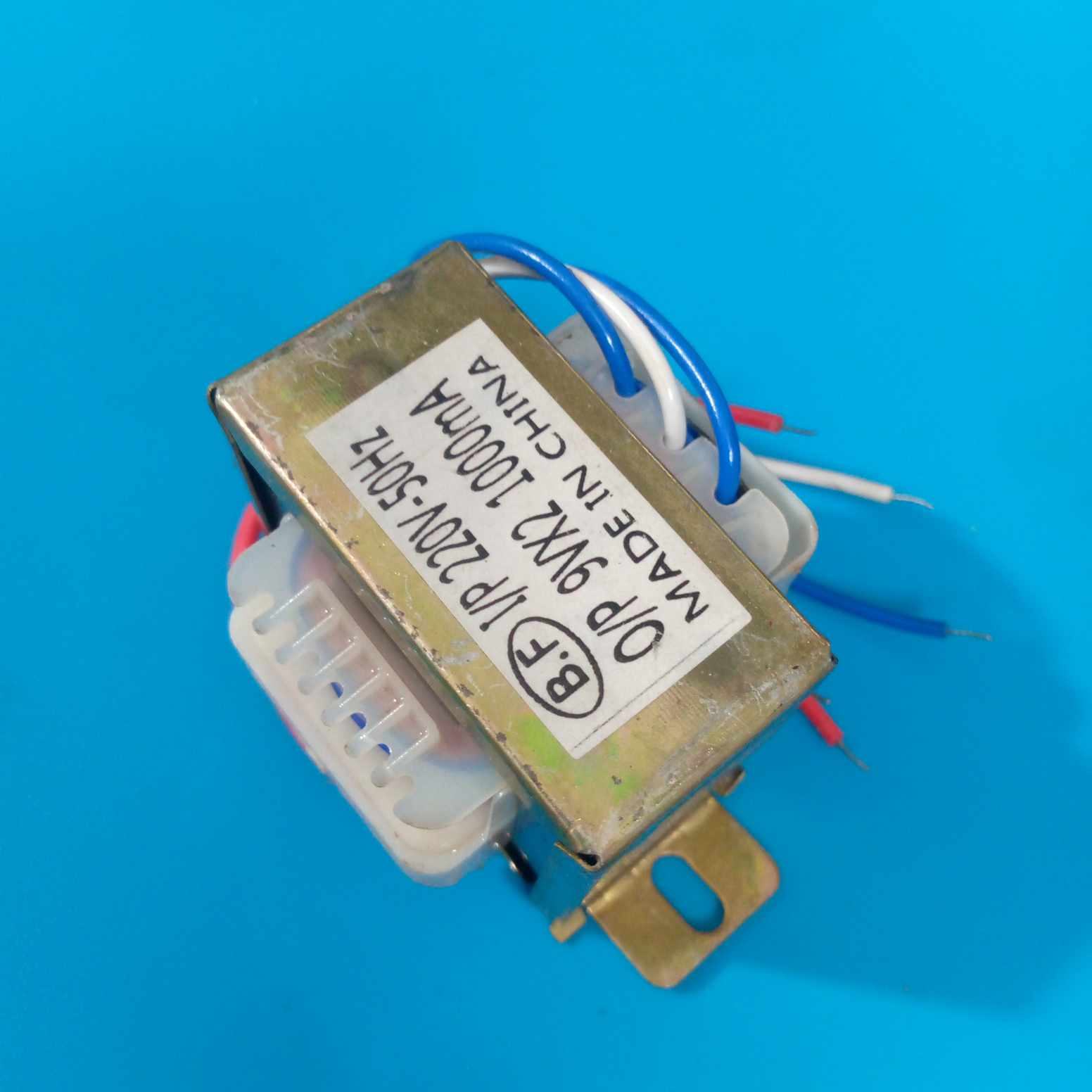 1Amp 9V Transformer 9V-0-9V 1000mA Input AC 220V 50Hz Output DC 9V Volt 1A Step Down Transformers For Power Supplies Adapters Electronics Project DIY. 