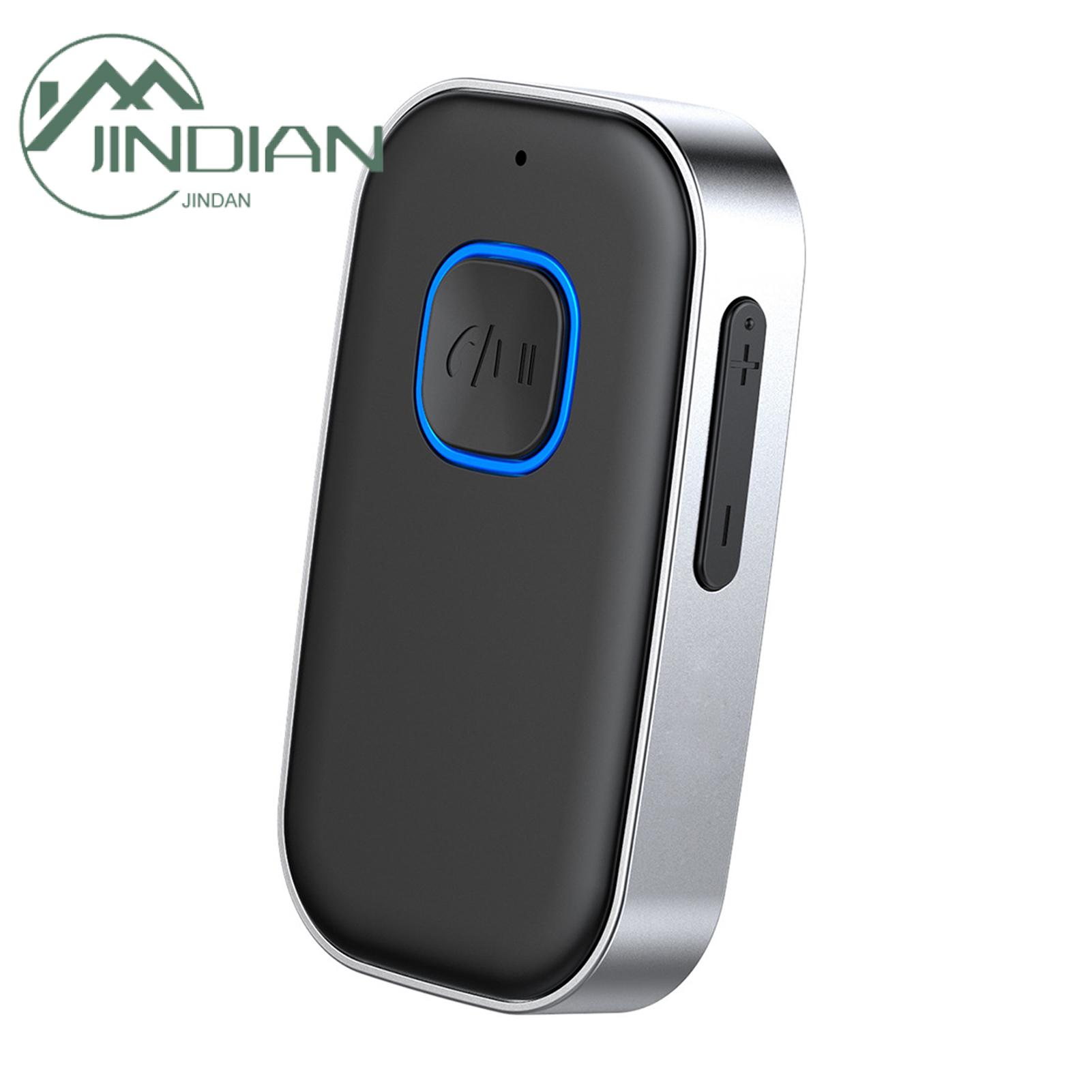 Dual Device Pairing Bluetooth-compatible Adapter Wireless Car Bluetooth Receiver with Hands-free Call Clear Audio for Multi-point Connection Ideal for Speakers Car Stereos Headphones Voice. 