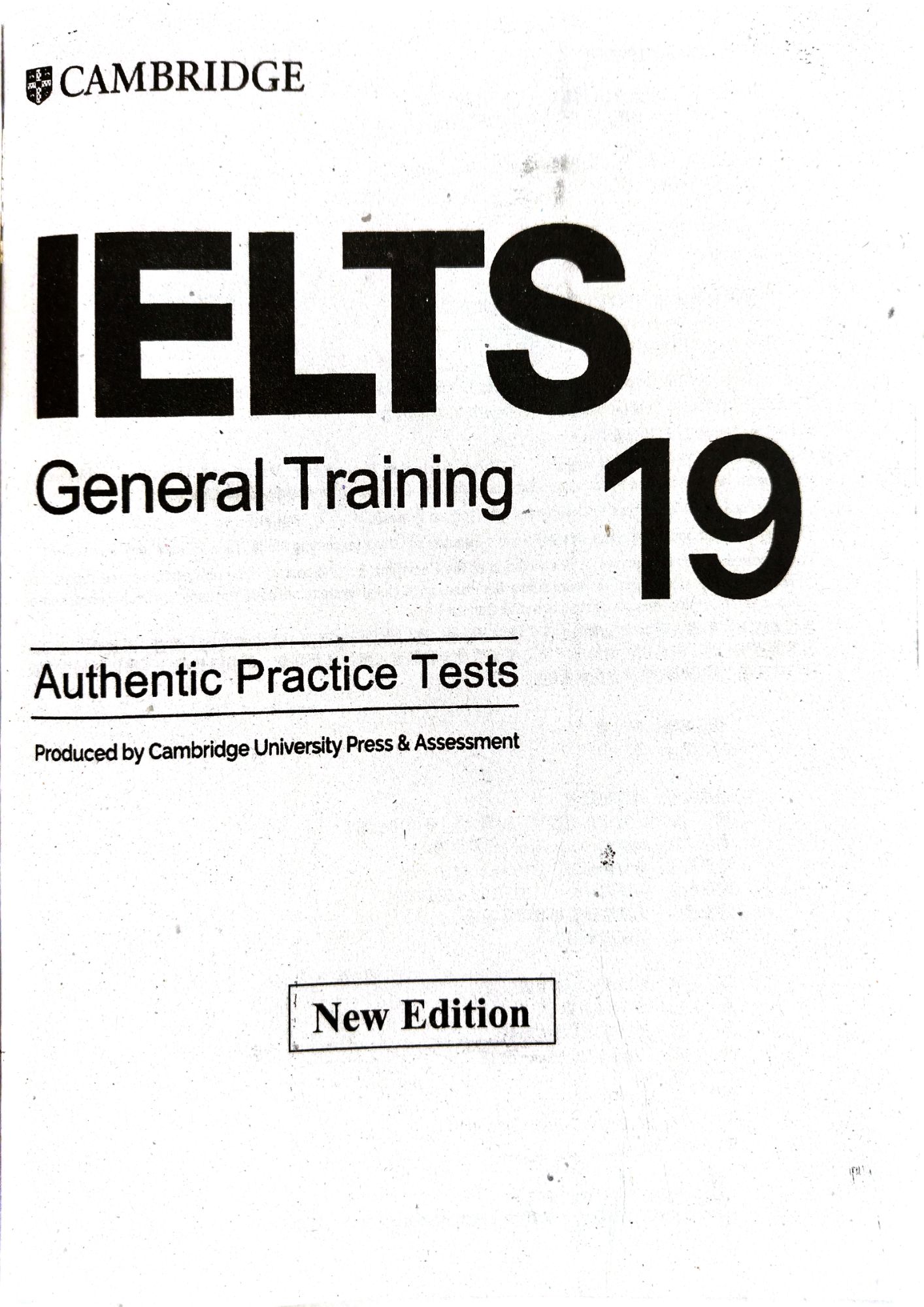 新品未使用】IELTS General Training17&18&19&20 IELTS GENERAL