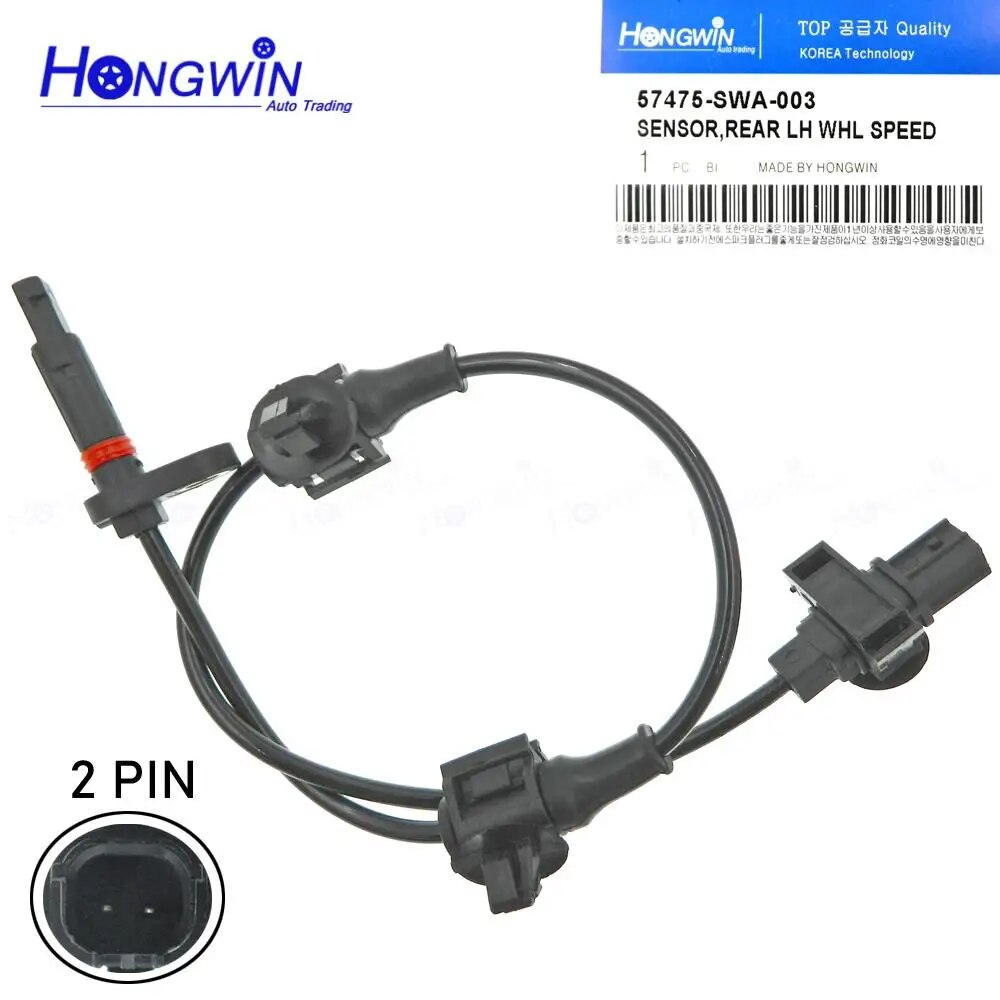 REAR LH-ABS Wheel Speed Sensor Front-Rear Left/R For Honda CRV CR-V 2007-2011 57455-SWA-003 57450-SWA-003 57475-SWA-003 57470-SWA-003