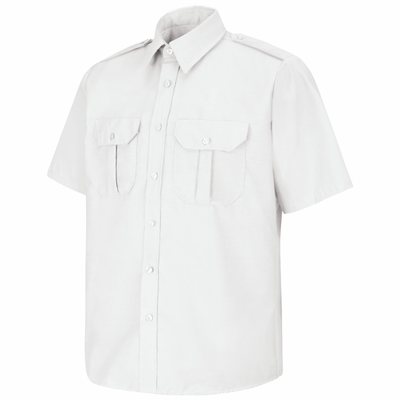 Security Guard Uniform Shirt with Shoulder Epaulets and Security Logo - Professional Look - Comfortable And Stylish. 