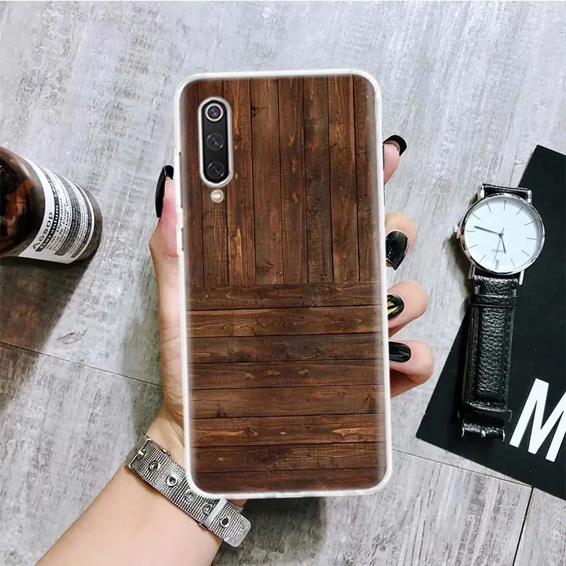 Wood Wooden Pattern Phone Case For Xiaomi Redmi Note 10 9 8 11 12 Pro 11T 11S 11E 10S 9S 9T 8T 8A 7 6 5 Plus Art Pattern Cover. 