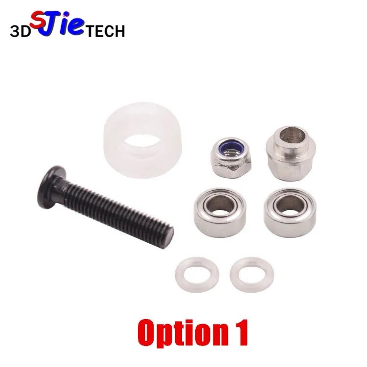 1 set Openbuilds Xtreme Mini V Wheel kit color black / clear for V-slot linear rail/C-Beam Rail/3D printer parts