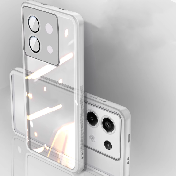 For Redmi Note 13 Pro 4G Case Camera Protection Semi Transparent Soft Silicone Shockproof with Lens Protector Films for Redmi Note 13 Pro 4G Back Cover. 