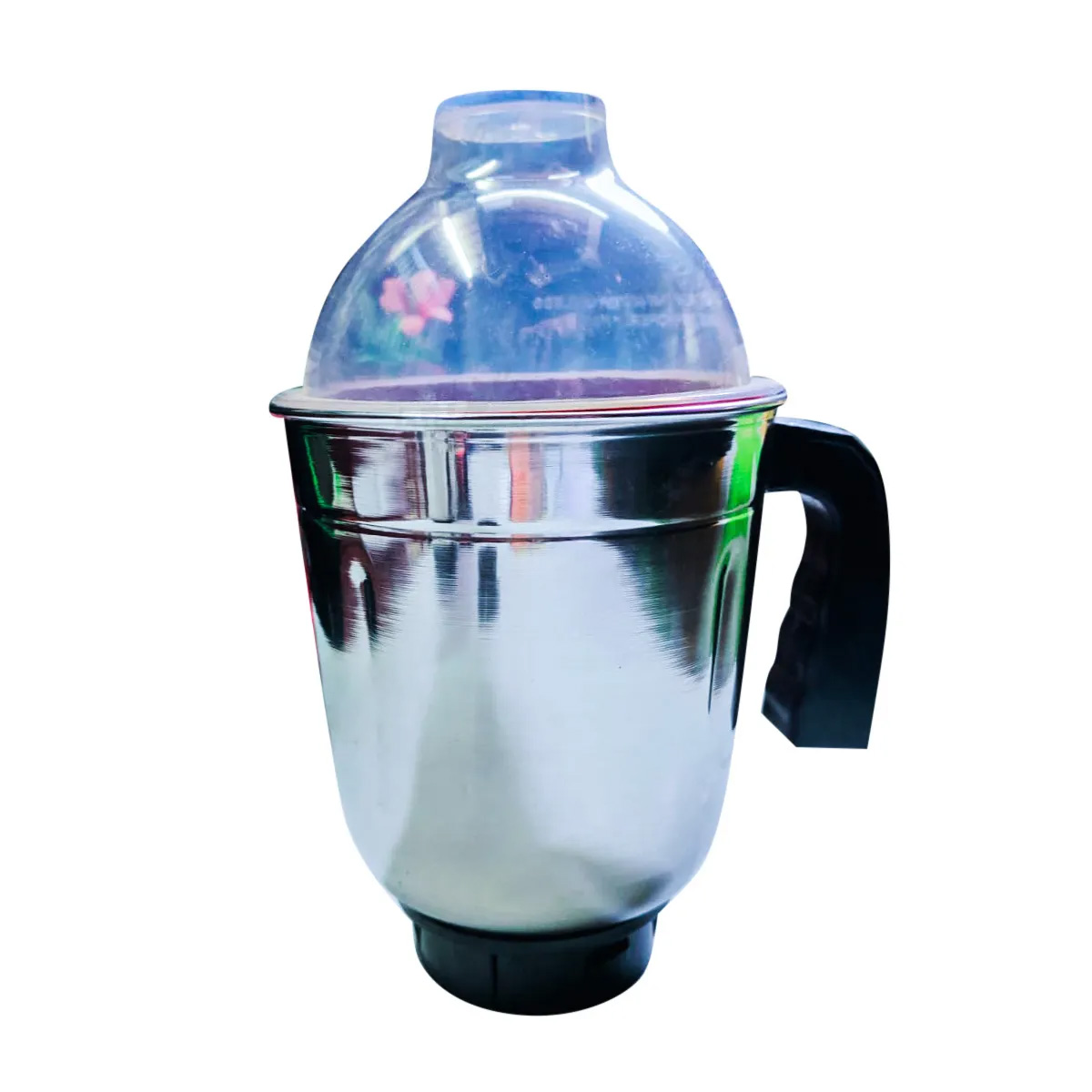 Single stainless steel material grinding flat jar / single Suitable for all type of mixer grinder - size : large /midium/small. 