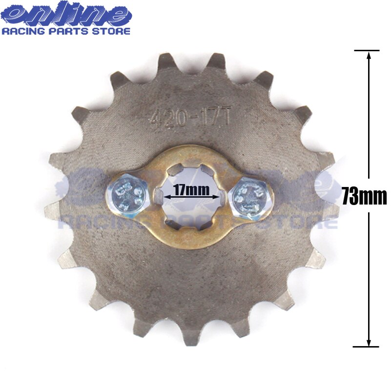 【VisioN Shop】11T Engine 420 10T-19T 12Tooth for Stomp Upower Dirt Pit Bike Quad Go Kart Moped Buggy Scooter Motorcycle. 