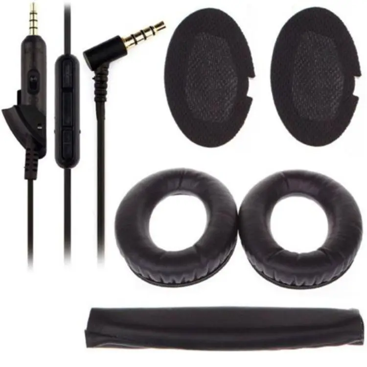 Replacement Ear Pads Cushion Audio Cable Headband for