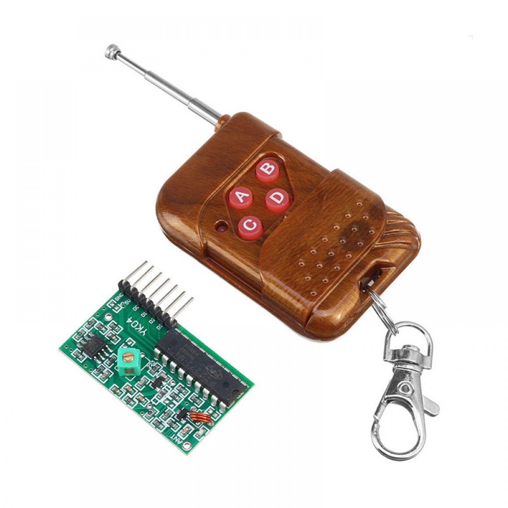 4 channel 315mhz RF Remote Control Transmitter and Receiver. 
