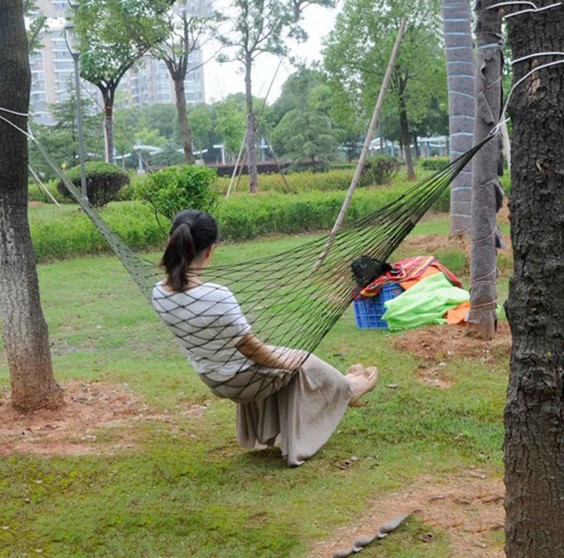 Nylon Net Hammock Mesh Hammock. 