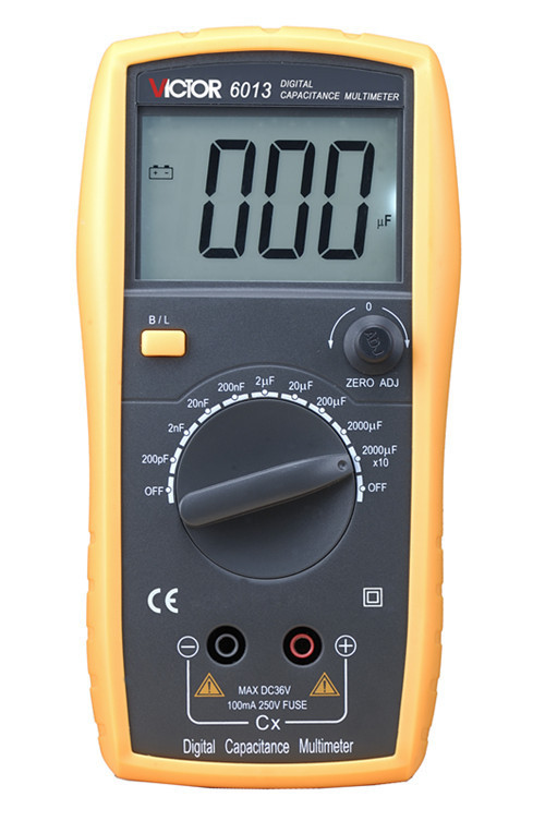 VICTOR 6013 Digital Capacitance Multimeter Capacitor meter - Kings Trading. 