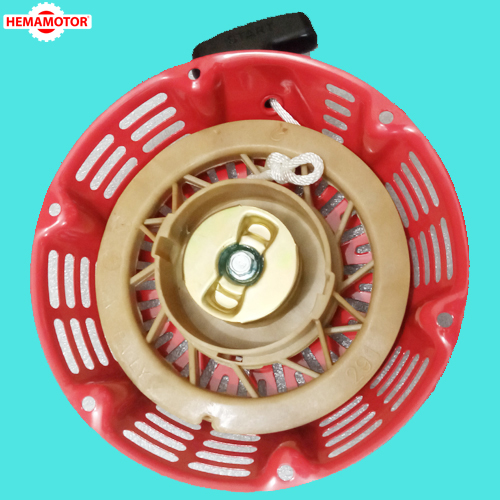 5KW, 6KW, 7KW Generator Recoil Starter Assy for 188F, 190F, 192F  HEMAMOTOR replace recoil starter gasoline/petrol/octane generator engine spare parts. 