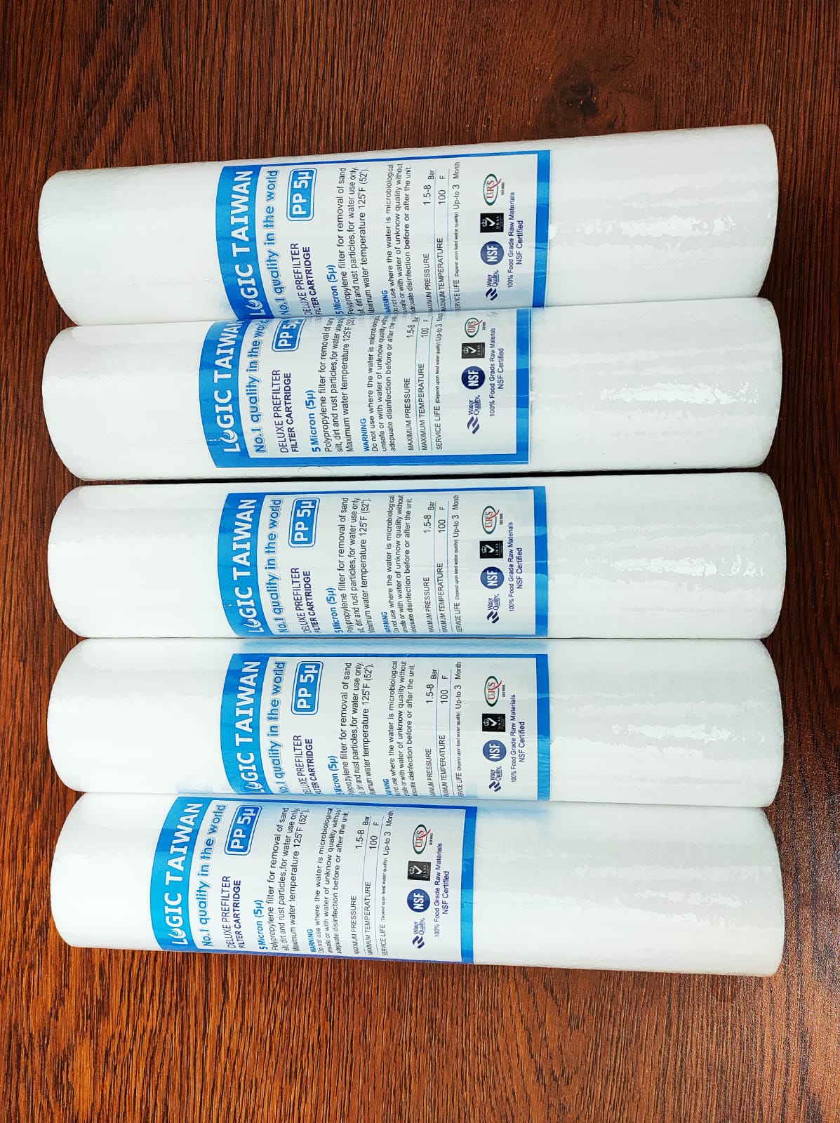PP Filter Logic Taiwan-5 pcs Best quality-size:10". 