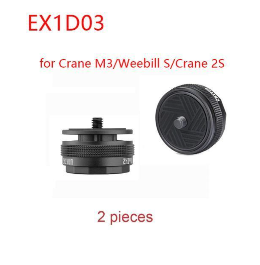 Zhiyun Official Quick Release 1/4" Mounting Plate For Weebill S Weebill Lab Weebill 2 Gimbal Handheld Stabilizer Cr110-Plate. 