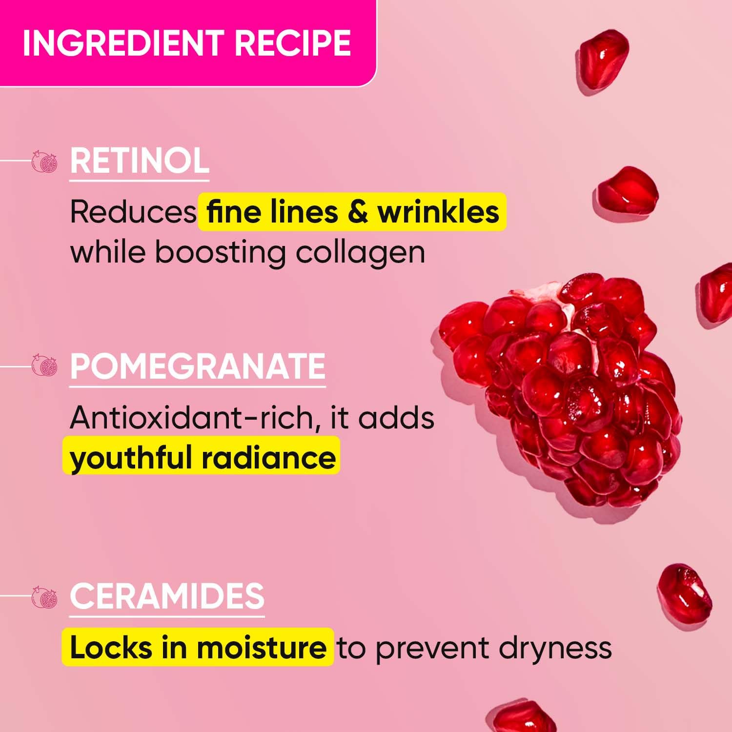 Dot & Key Retinol + Ceramide Night Repair Cream 60ml / 25ml / 15ml | Anti Aging Cream For Women & Men | Reduces Fine Lines & Wrinkles | Oil Free & Non Sticky Moisturizer | For Glowing Youthful Skin | For All Skin Types | India. 
