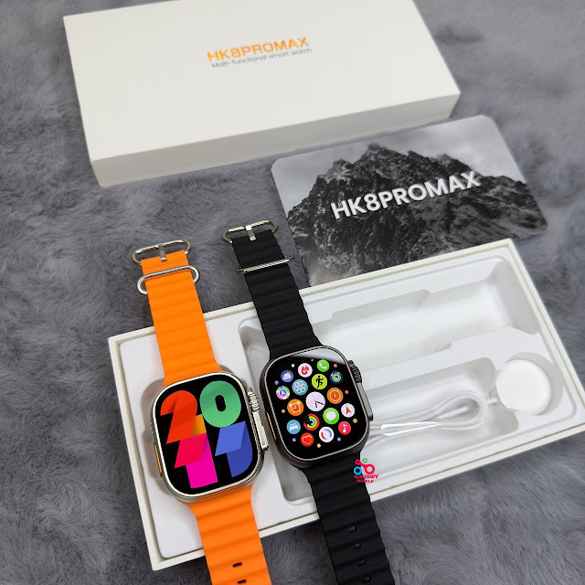 HK8 Pro Max Ultra Amoled Display Smartwatch Kiwitime. 