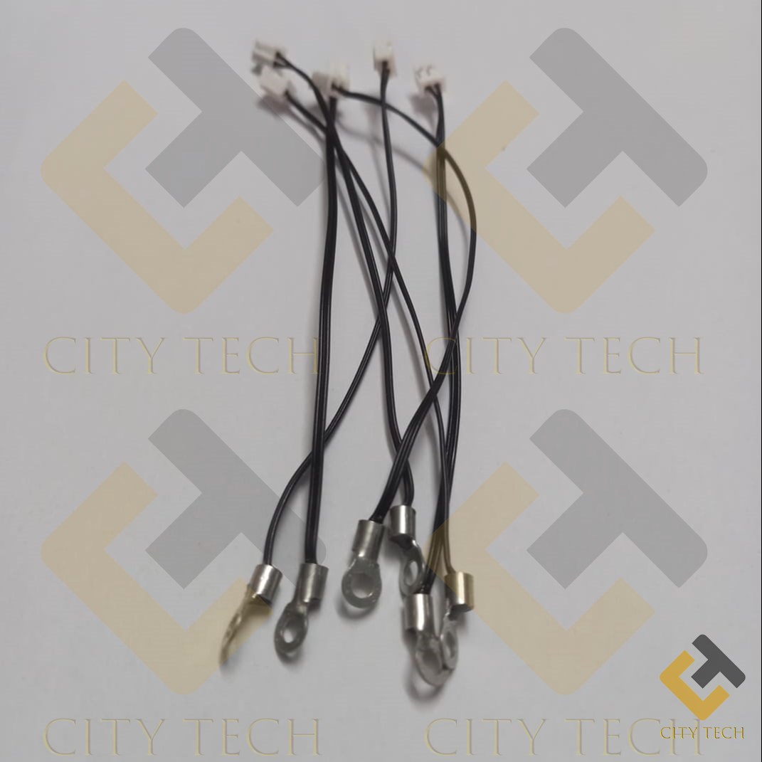 NTC 10KΩ 103 Surface Mounting Screw Probe Ring Lug NTC 10K Ohm 125mm Cable Wire 16-14mm Connector Leaded Epoxy Coated NTC 103 Thermal Resistor Thermistor Temperature Sensor. 