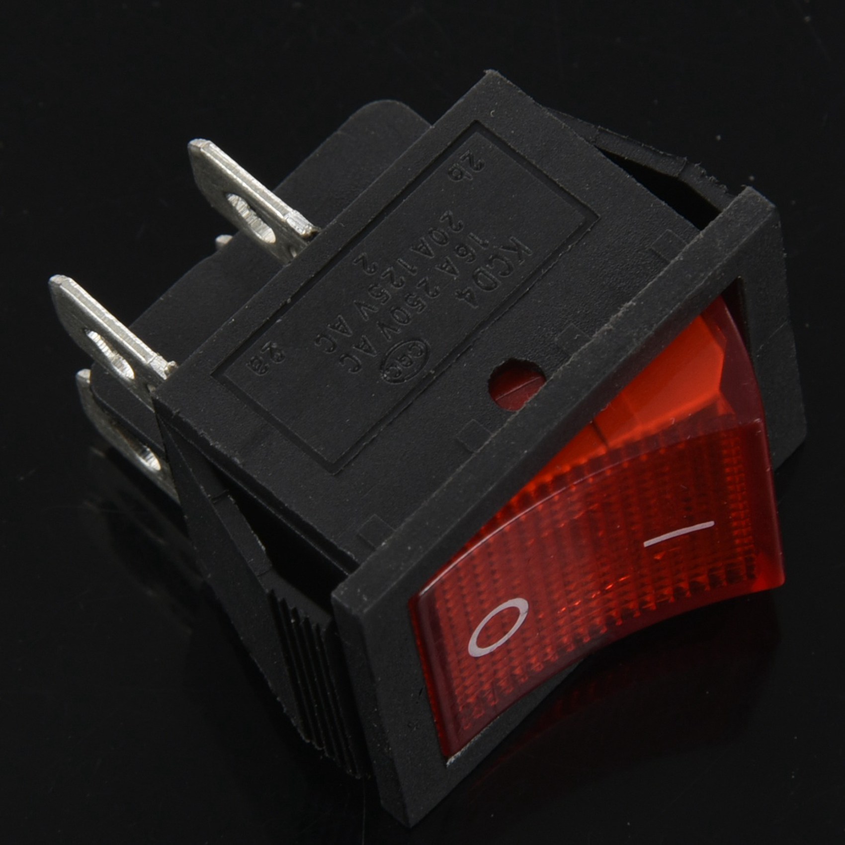 3X Red Light 4 Pin DPST ON/OFF Snap in Rocker Switch 15A/250V 20A/125V ...