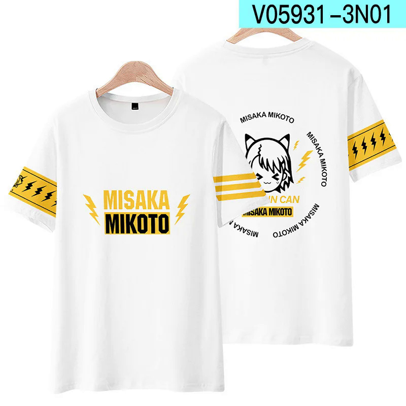 2023 Cosplay Anime Too Much of Index 3D T Shirt Women Men A Certain Magical Index Accelerator Short S. Kids T. 