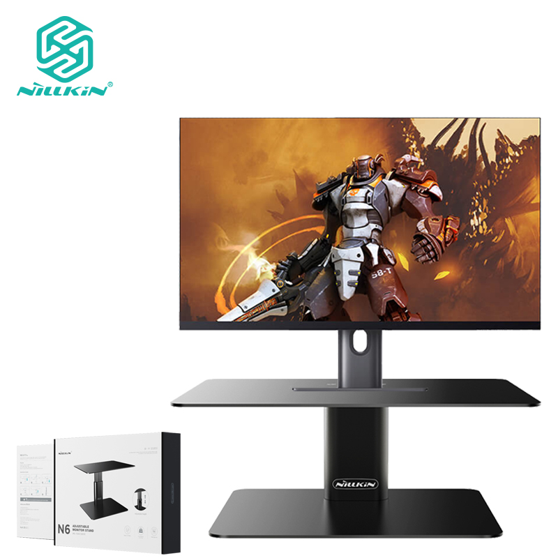 Nillkin Adjustable Monitor Stand , Adjustable Height Of 11-18cm , Is Suitable For Different Height Of All Computer Desktop. 
