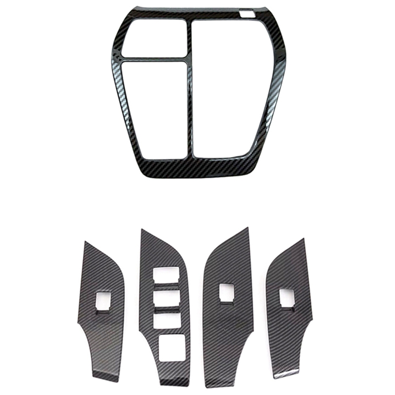 1pcs Internal Gear Shift Box Panel Cover Trim 4pcs Carbon Fiber Style Window Switch Panel Frame Cover Trim Buy Online At Best Prices In Bangladesh Daraz Com Bd