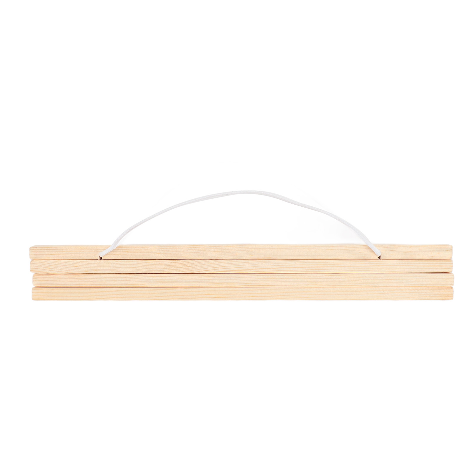 Magnetic Poster Frame Hanger Reusable Easy To Install Easy Operation Wood Poster Hanger Pine Replaceable for Maps for Pictures. 