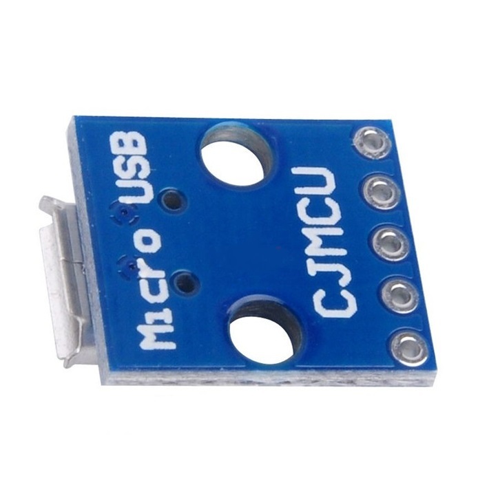 Micro USB 5 Pin Micro USB Breakout Board Micro USB B Type Socket For Charging Discharging Electronics Project DIY. 