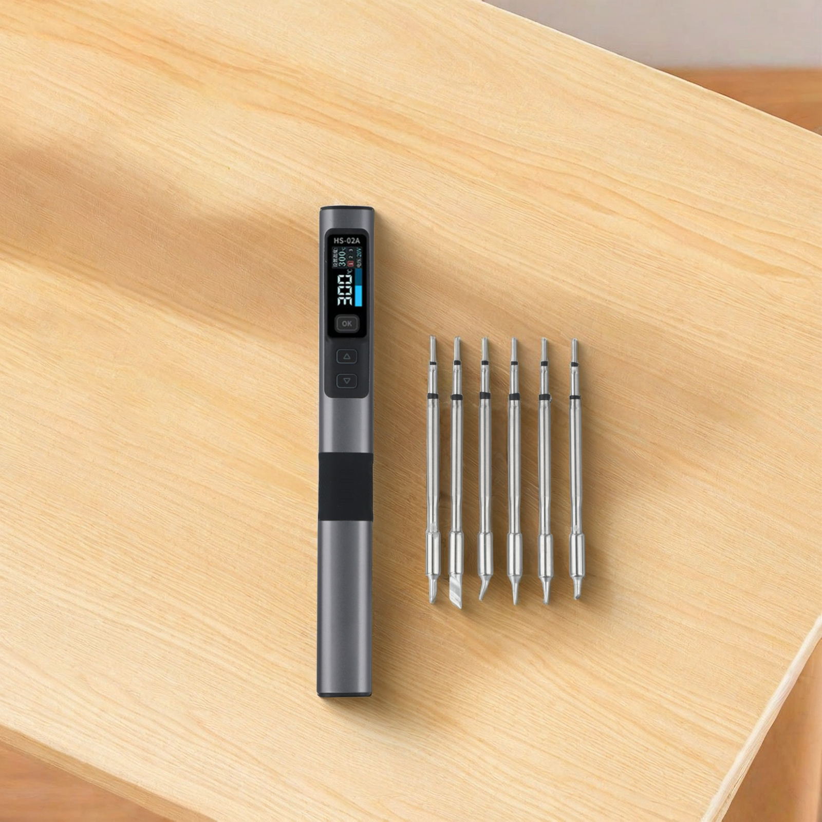 For FNIRSI HS02A Constant Temperature Soldering Iron PD 100W Quick Heat Up Precision Temperature Control Adaptive Power. 
