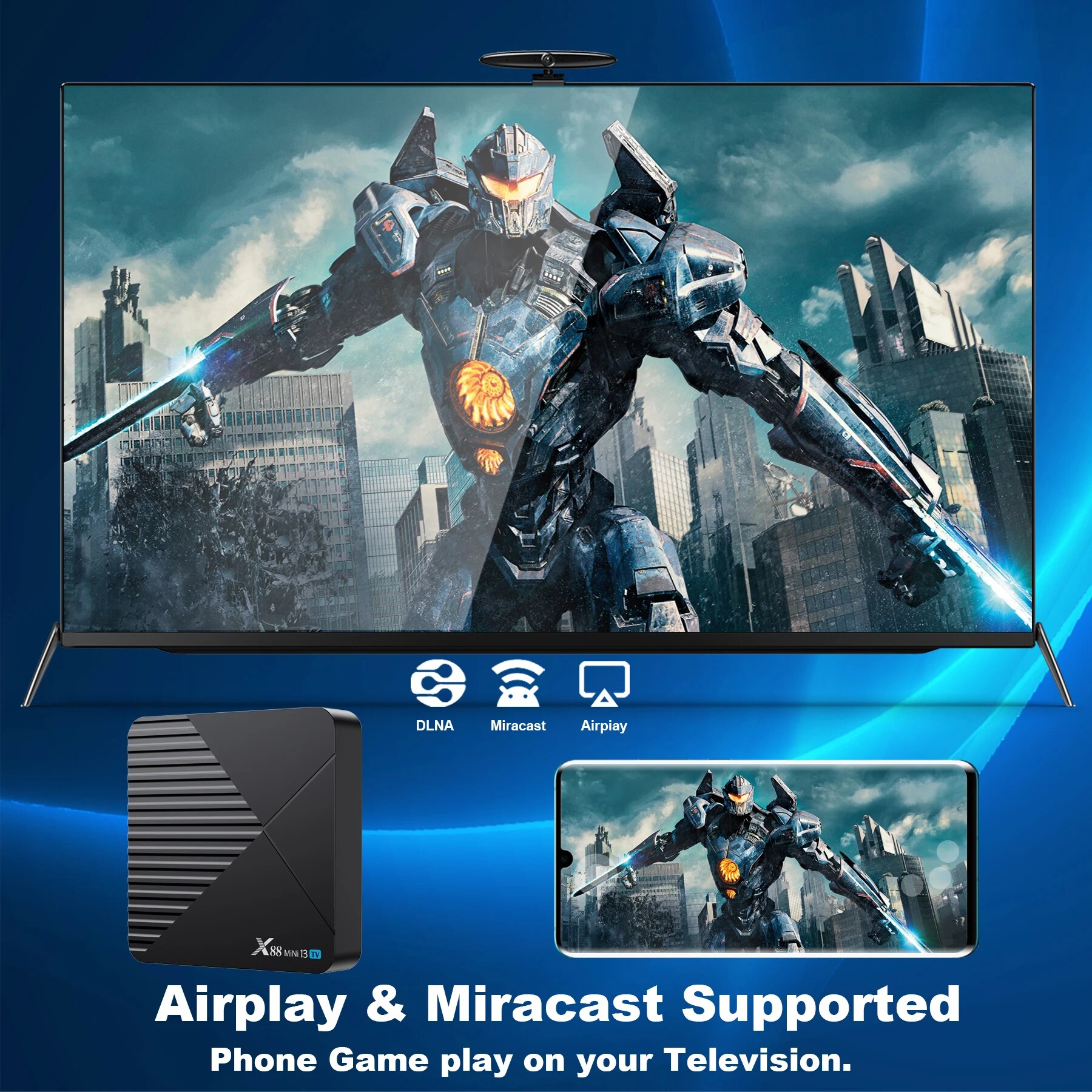 LEMDIOE 2023 New X88 Mini13 Android 13 RK3528 with Google Certification 8K Vedio Bluetooth 5 WIFI6 Voice Assistant Smart TV Box. 