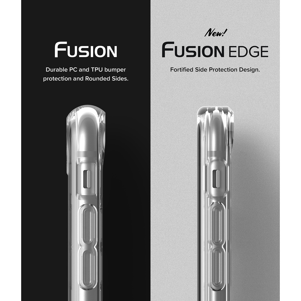 Ringke Fusion EDGE DESIGN Case for Apple iPhone SE 2022 5G / SE 2020 / 8 / 7. 