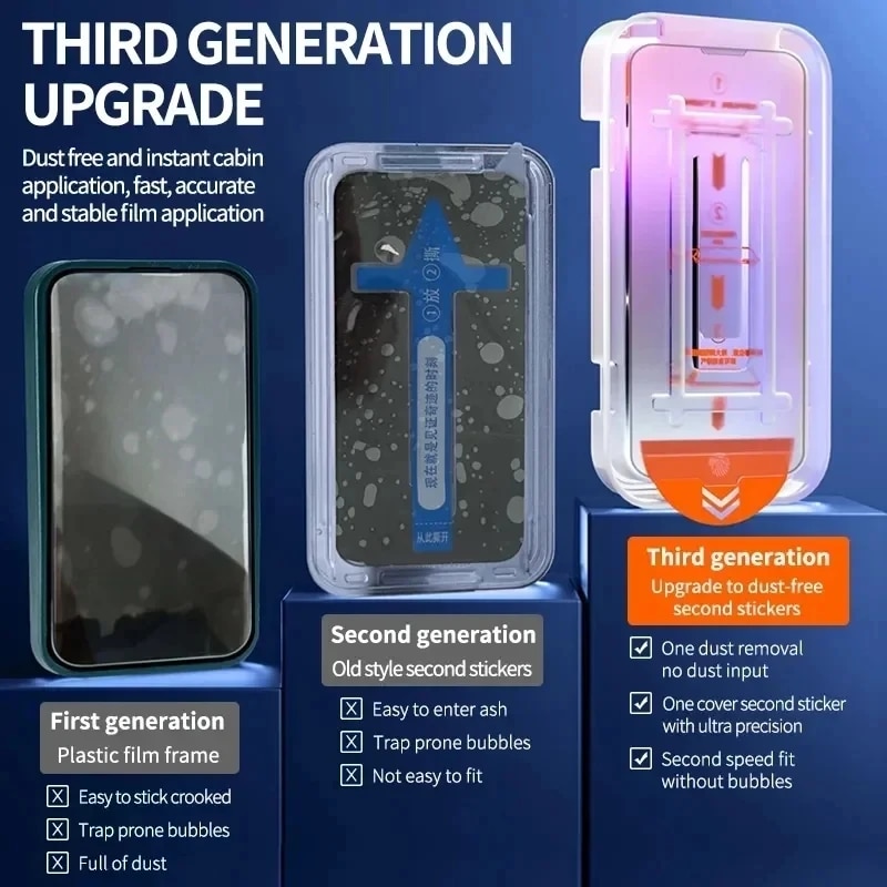 Matte Tempered Glass for IPhone 15 14 13 12 11 Pro Max Screen Protector for IPhone X XR XS Max Plus Froster Glass Easy Tool. 