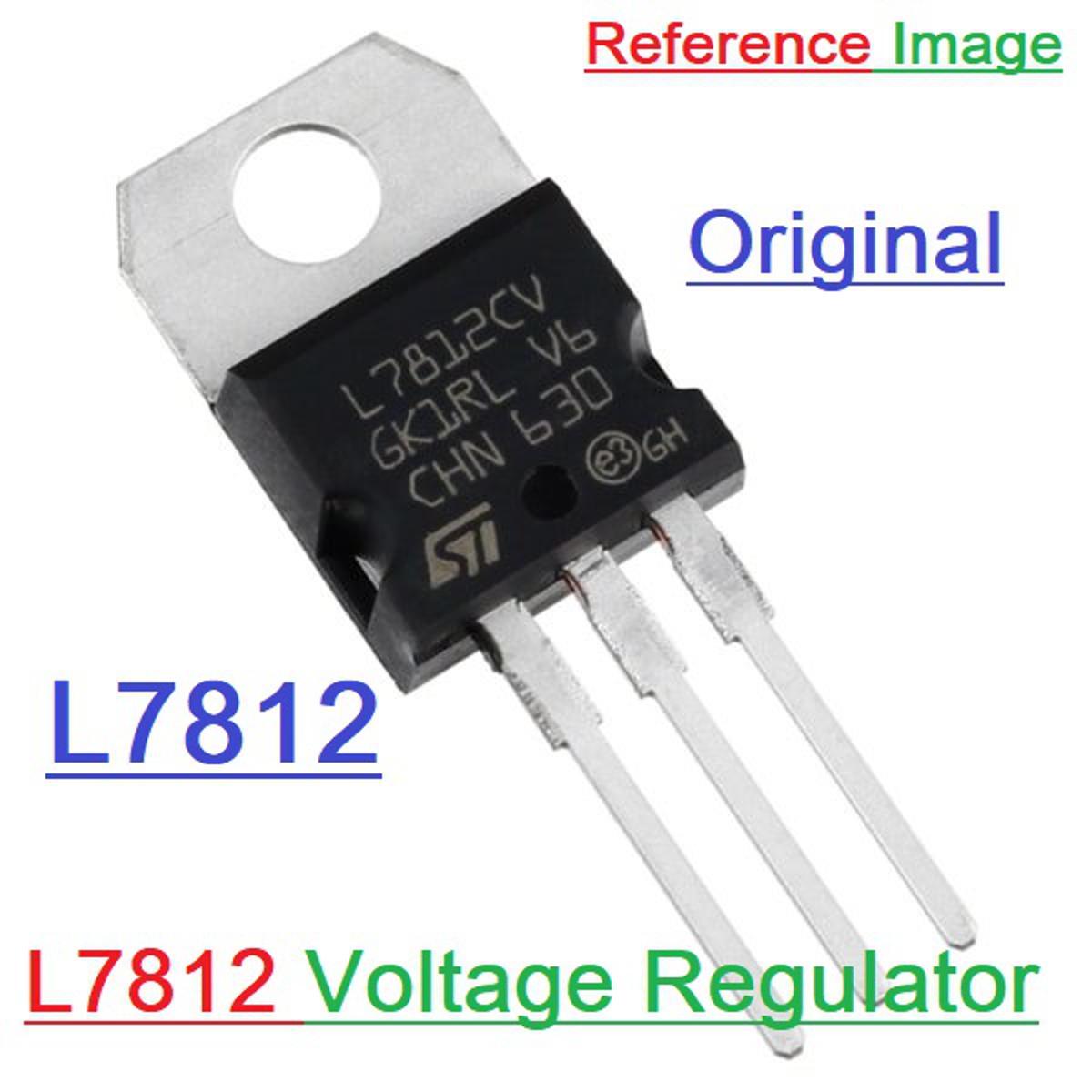 2Pcs- A CLASS LM7812 IC LM7812CV LM7812 Voltage Regulator IC 12V 1.5A 7812  Voltage Regulator IC 3 Pin Leads TO-220 Fixed 12V IC