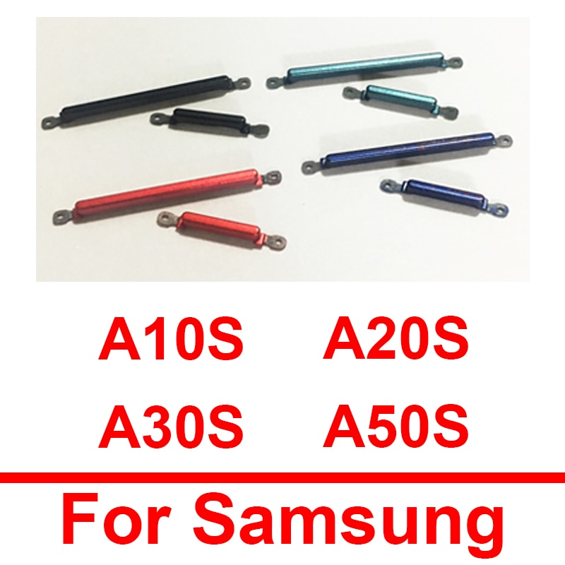 Power Volume Side Buttons For Samsung A10S A107F A20S A207F A30S A307F A50S A507F On Off Power Up Down Volume Side Keypads Parts. 