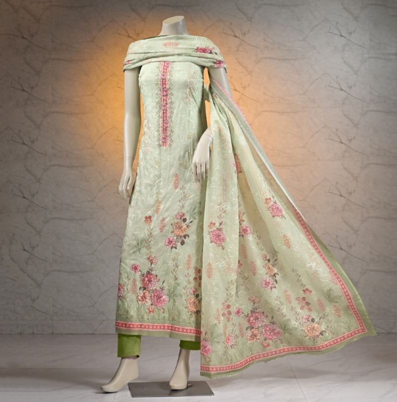 Pakiza Exclusive Design Cotton Unstitched Three Piece