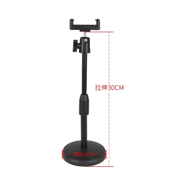 Stands For Smartphone Round Base L7 Retractable Multifactional Heavy Duty Mobile Holder Stand For Live Streaming Video Blogs Or Online Classes - Phone Stand. 