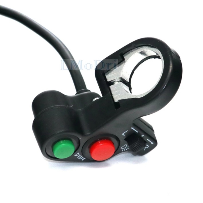 3 in 1 Handlebar Light,Horn On/Off, Signal Indicator Switch Electric ...