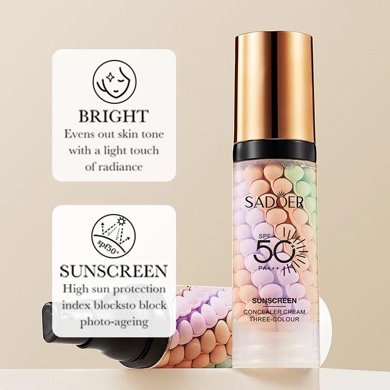 Abandon 40ml Isolation Cream Makeup Primer Moisturizing Invisible Pores Facial Base Brighten Correcting Skin Tone Refreshing Cosmetics. 
