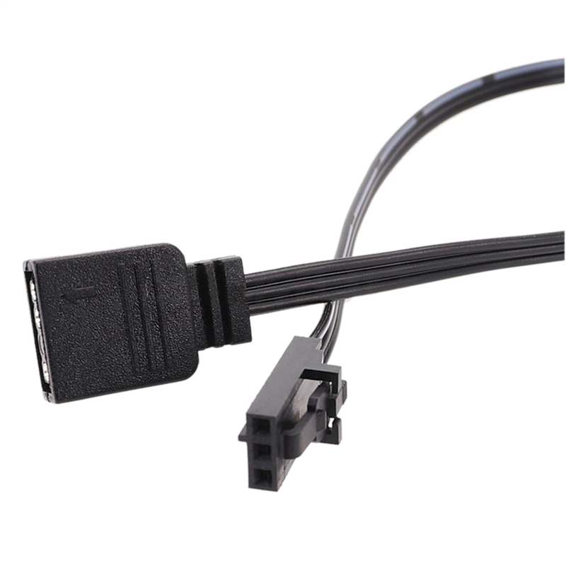 3X for 3PIN RGB to Standard ARGB 3-Pin 5V Adapter Connector RGB Cable for Fan/Lighting Node/Commander. 