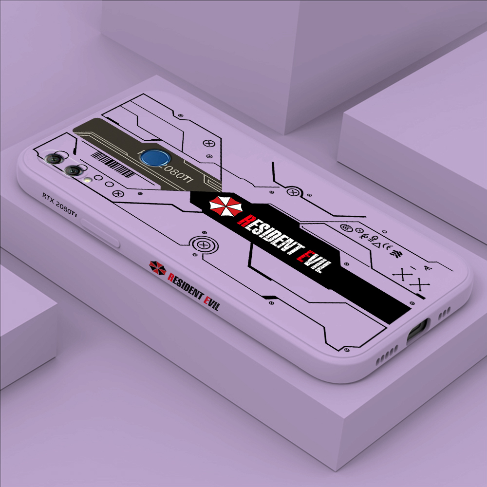 FHKL for Honor 8X MAX / Y Max / Enjoy Max Back Cover Umbrella Full Lens Protection Thin Anti Drop Phone Case Built in Thin Pile Silicone Soft Case. 