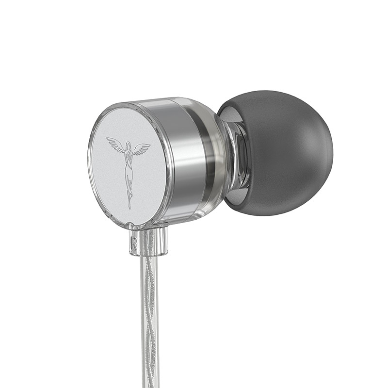 TANCHJIM ZERO Wired HIFI In Ear IEMs Earphones DMT4 Dynamic Drive Unit Monitors Mic with Copper OFC Silver Plated Cable TYPE C. 
