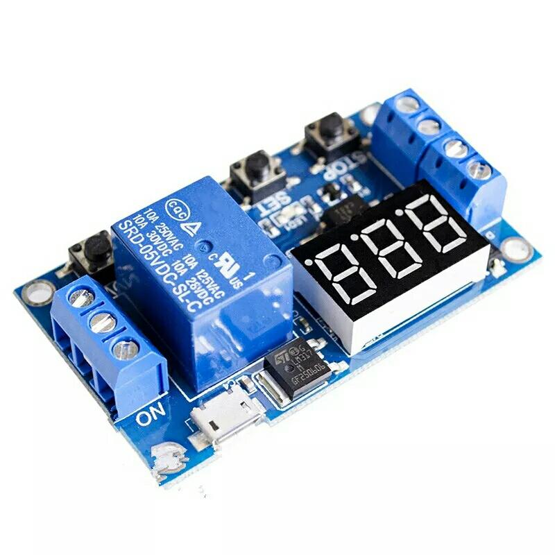 XY-J02 WS16 DC 6-30V 5V LED ডিসপ্লে অটোমেশন Cycle Loop Trigger Timer. 