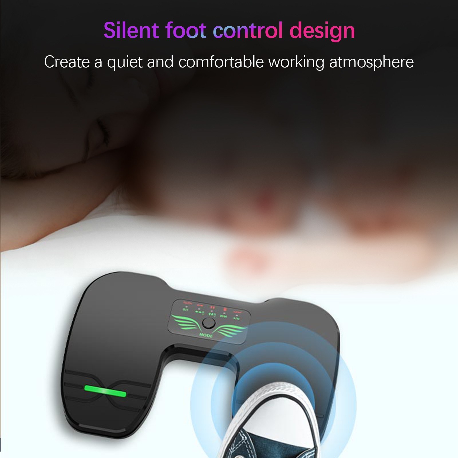 P2 Wir-ele-ss Page Turner Pedal - Effortless Music Navigation for Tablets and Smartphones. 