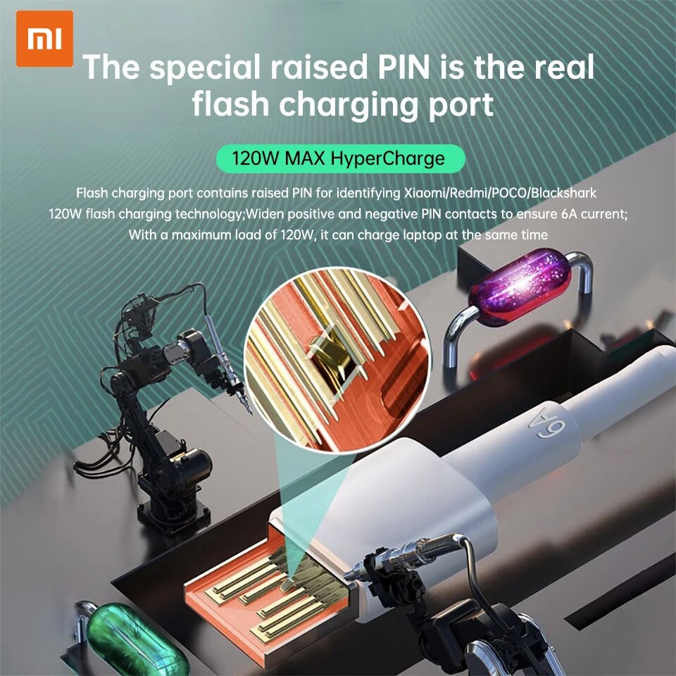 Xiaomi 120W 90 Degree USB Type C Fast Charging Cable For Mi 12 Poco F4 GT X4 Pro 5G Blackshark 5Pro Redmi K50 Type-C Data Cord. 