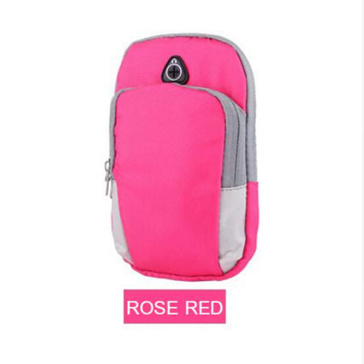【happy one】Armband for Xiaomi Redmi 5 6A 3s Pro Redmi 4 Prime Note 4 4X MI 8 6 F1 Bag Double Zipped Multifunction Pocket Sport Gym Case