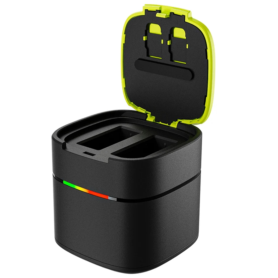 (Ready Now)TELESIN GP-FCK-B11 Fast Charged Battery Storage Charging Box For GoPro HERO12 Black / HERO11 Black / HERO10 Black / HERO9 Black. 