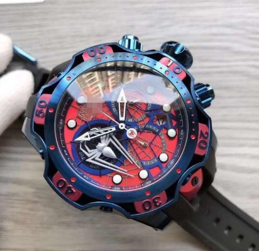 2023 foreign trade style Spider-Man Captain America Iron Man Yingfo it is the same large block men's watch. 