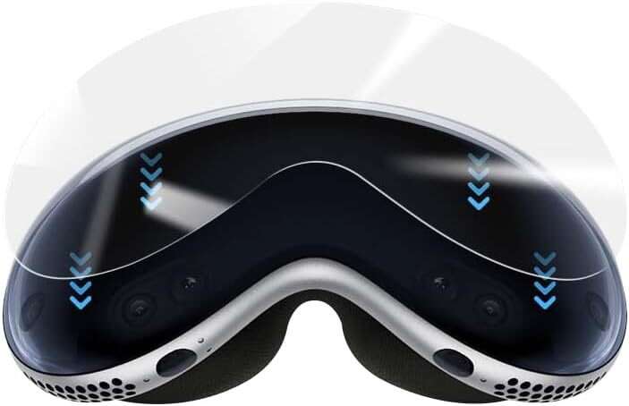 Suitable for Apple Vision Pro hydrogel TPU film smooth and scratch resistant protection vR 3D headset glasses. 